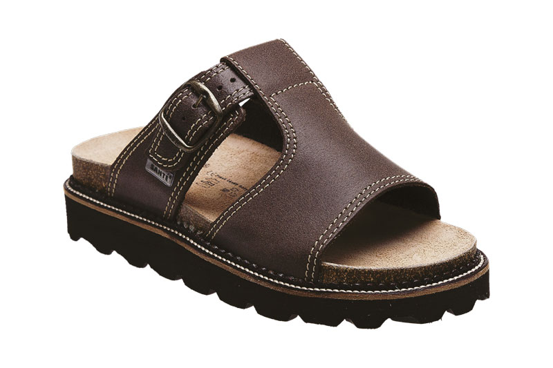 Zdravotní pantofle N/560/11/59, hnědé