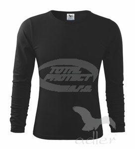 Triko pánské Fit-T Long Sleeve, černé