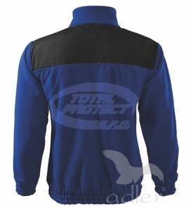 Bunda Unisex Fleece Jacket Hi-Q 360, středně modrá