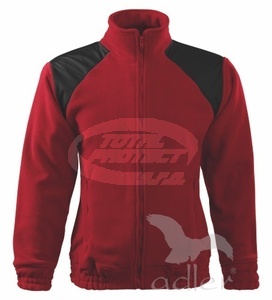 Bunda Unisex Fleece Jacket Hi-Q 360, marlboro červená