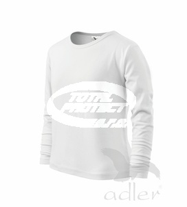 Triko dětské Long Sleeve 160, bílé