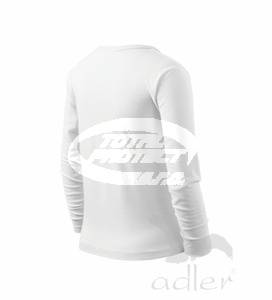 Triko dětské Long Sleeve 160, bílé