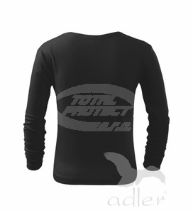 Triko dětské Long Sleeve 160, černé