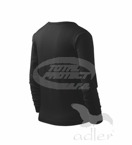 Triko dětské Long Sleeve 160, černé