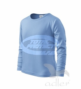 Triko dětské Long Sleeve 160, nebesky modré