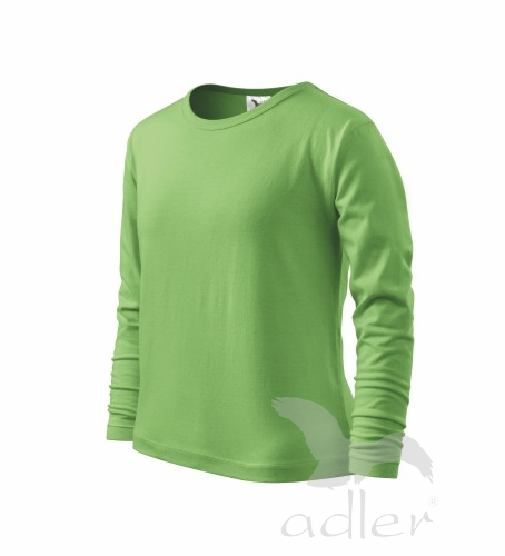 Triko dětské Long Sleeve 160, trávově zelené