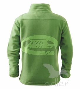 Bunda dětská FLEECE JACKET 280g, trávově zelená