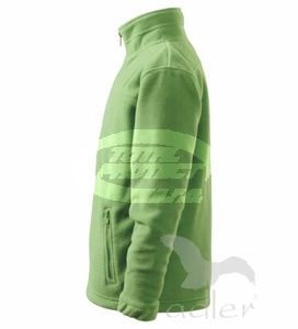 Bunda dětská FLEECE JACKET 280g, trávově zelená