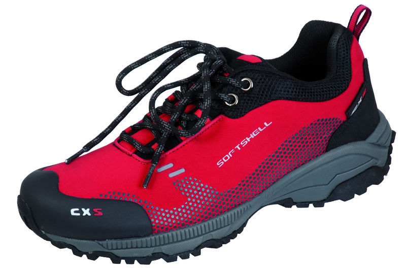 Obuv CXS SPORT, softshell, červená