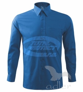 Košile pánská Shirt long sleeve, azurově modrá