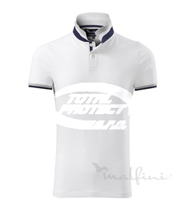 Polokošile pánská Malfini COLLAR CUP 215g, bílá