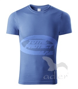 Triko reklamní PAINT, azurové