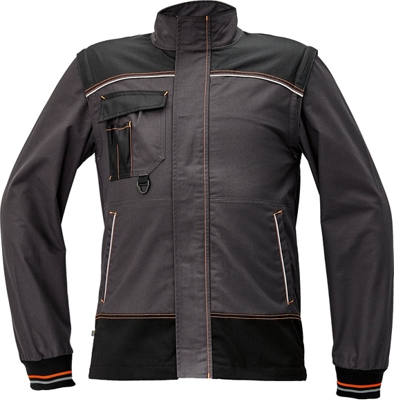 Blůza KNOXFIELD, antracit/oranžová