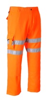 oranžové reflexní kalhoty portwest