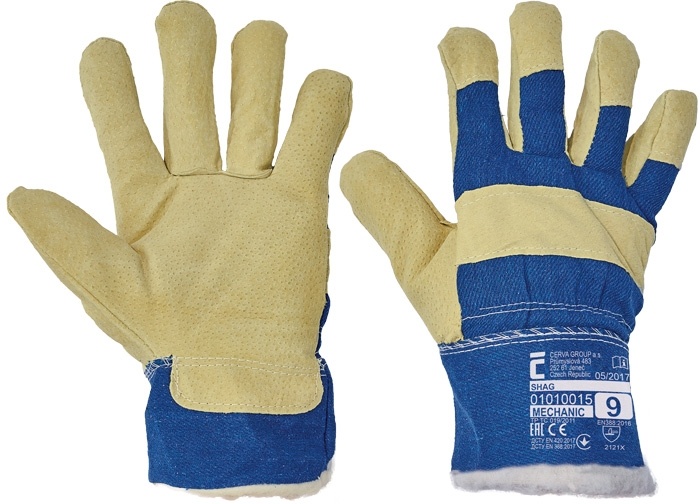 Pracovní rukavice  SHAG - modré